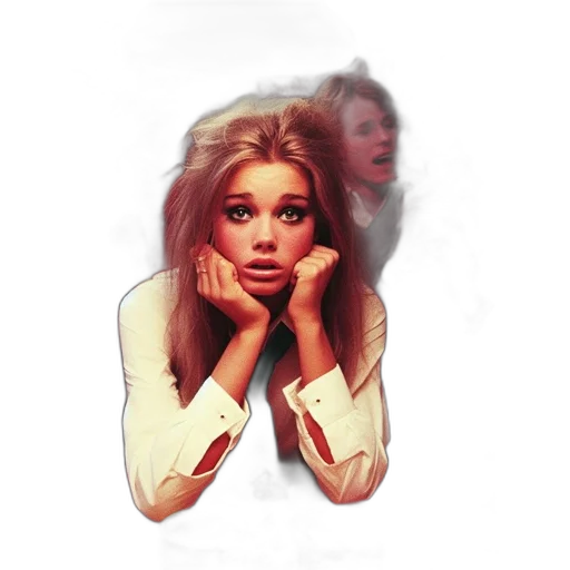 face, hair, photorealistic, concept art transparent PNG cut-out