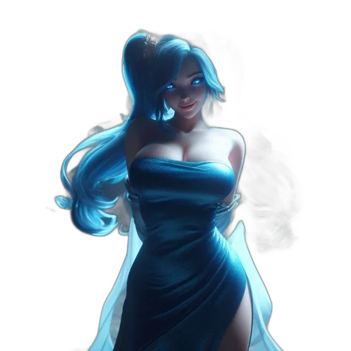 dress, concept art, fantasy art, comic book art transparent PNG cut-out