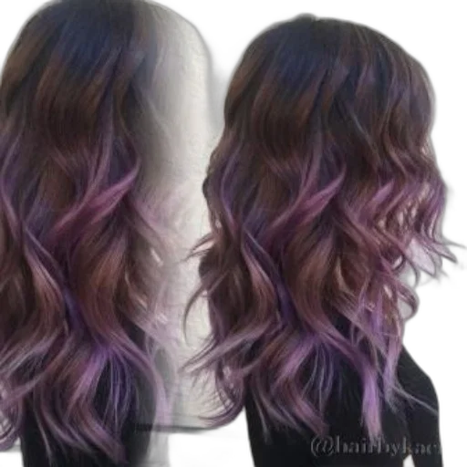 hair, photorealistic, vaporwave, 3d render transparent PNG cut-out