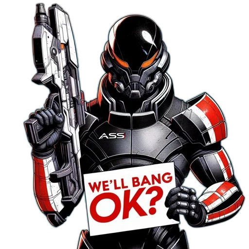 robot, comic book art, concept art, outer space transparent PNG cut-out