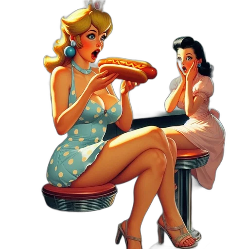 dress, food, concept art, comic book art transparent PNG cut-out