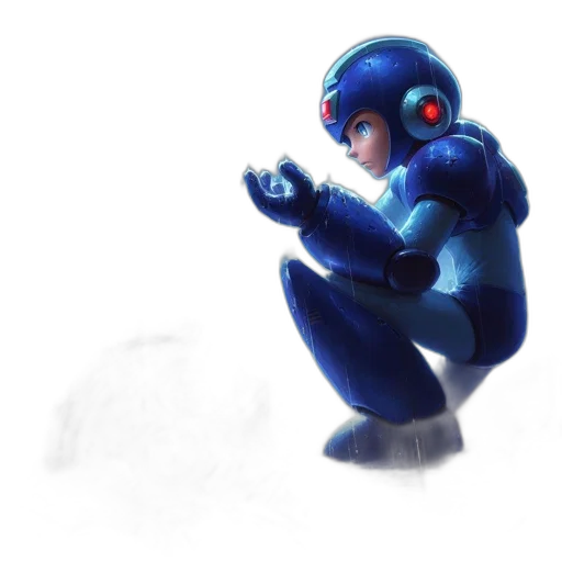 robot, staff, creature, weapon transparent PNG cut-out