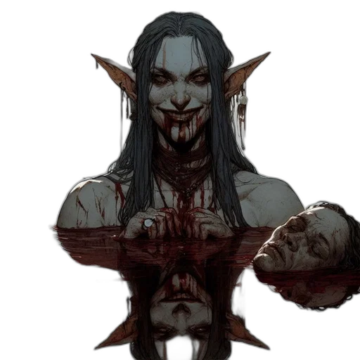 creature, face, concept art, fantasy art transparent PNG cut-out
