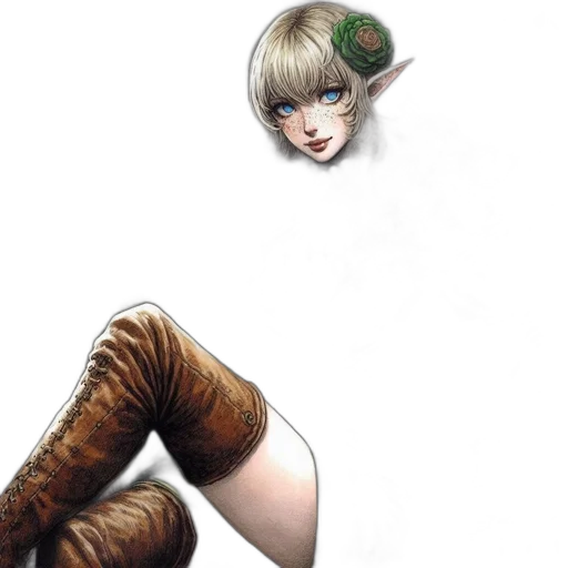 creature, staff, shoes, animal transparent PNG cut-out