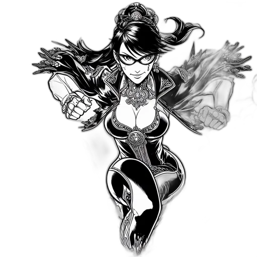 comic book art, concept art, cartoon, fantasy art transparent PNG cut-out