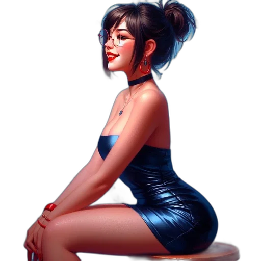 dress, concept art, photorealistic, fantasy art transparent PNG cut-out