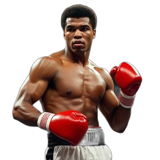 photorealistic, concept art, muhammad, ali transparent PNG cut-out