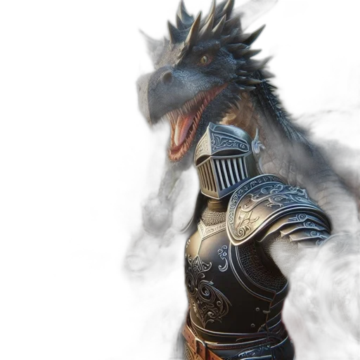 dragon, sword, animal, mask transparent PNG cut-out