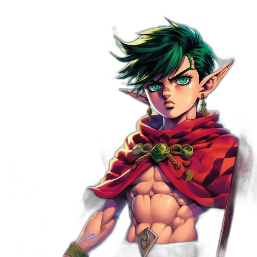 fantasy art, pixel art, concept art, watercolor transparent PNG cut-out