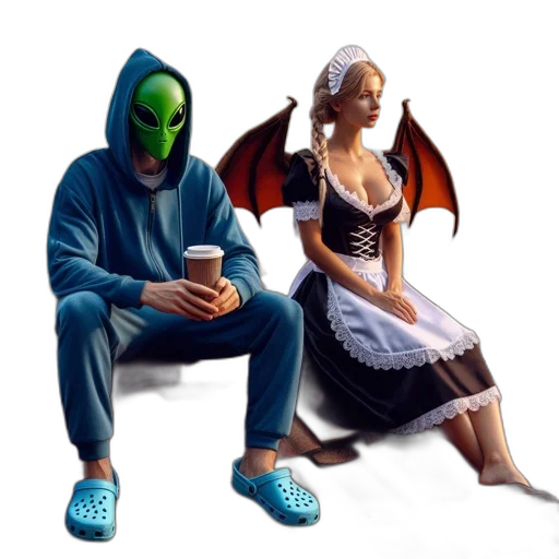 mask, shoes, dress, creature transparent PNG cut-out