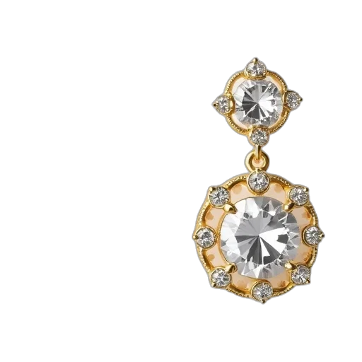 jewelry, crown, crystal, round transparent PNG cut-out