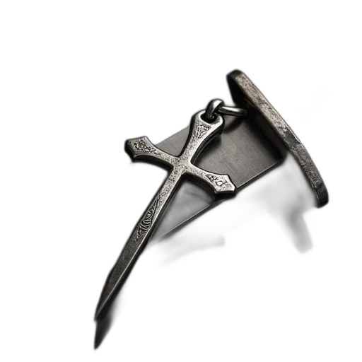 weapon, sword, jewelry, staff transparent PNG cut-out