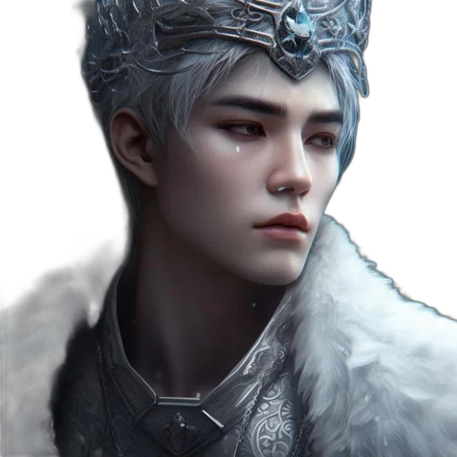 crown, face, dragon, fantasy art transparent PNG cut-out