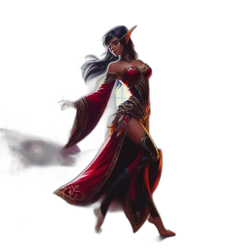 sword, staff, dress, concept art transparent PNG cut-out