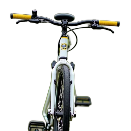 3d render, photorealistic, close-up, bicycle transparent PNG cut-out