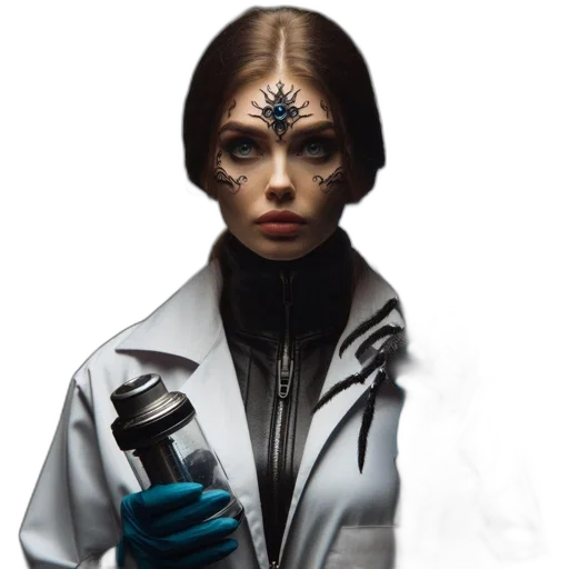 staff, jacket, robot, mask transparent PNG cut-out