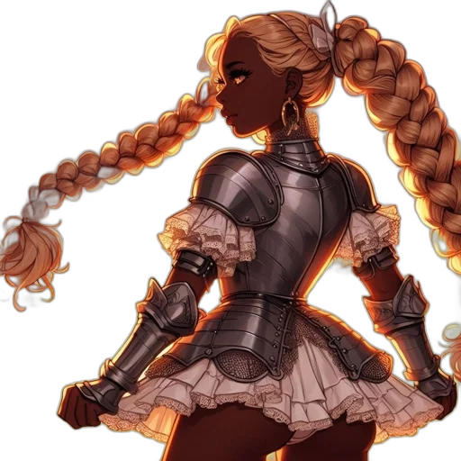 dress, hair, concept art, fantasy art transparent PNG cut-out