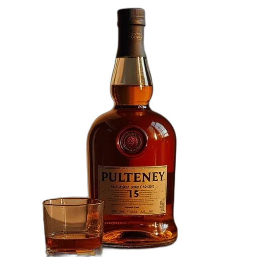 bottle, old, pulteney, year transparent PNG cut-out