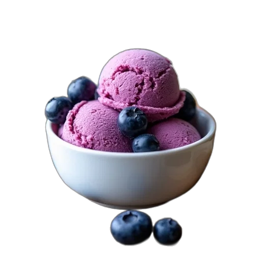 food, 3d render, photorealistic, blue transparent PNG cut-out