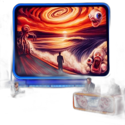 concept art, fantasy art, outer space, fire transparent PNG cut-out