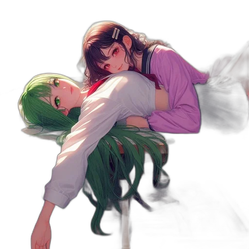 creature, concept art, watercolor, anime transparent PNG cut-out