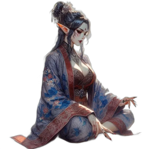 mask, dragon, staff, creature transparent PNG cut-out