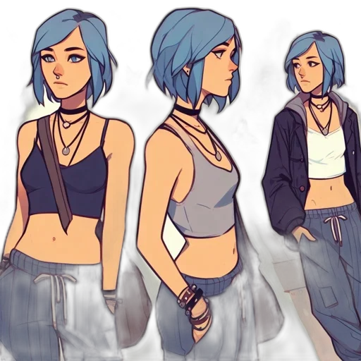 jacket, concept art, cyberpunk, anime transparent PNG cut-out