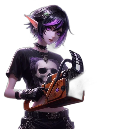 weapon, staff, robot, fantasy art transparent PNG cut-out