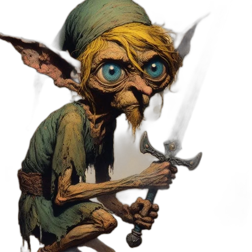 staff, mask, creature, face transparent PNG cut-out
