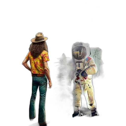 robot, jacket, concept art, comic book art transparent PNG cut-out