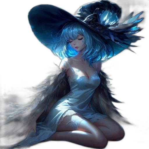 dress, dragon, creature, hat transparent PNG cut-out