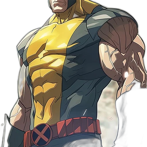comic book art, concept art, anime, cartoon transparent PNG cut-out