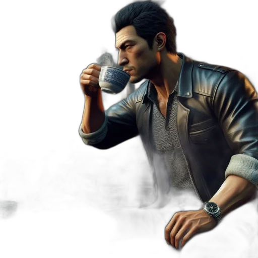 jacket, concept art, photorealistic, 3d render transparent PNG cut-out