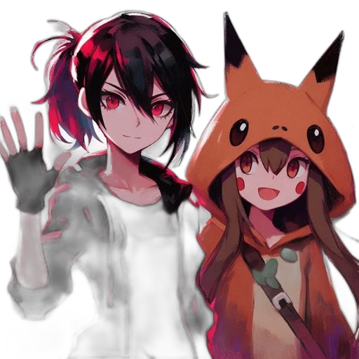 mask, anime, pixel art, concept art transparent PNG cut-out