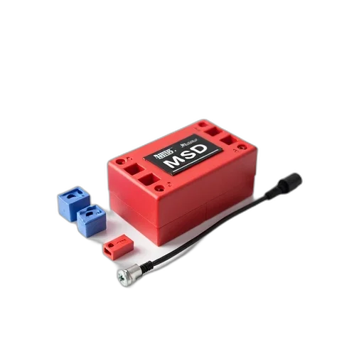 red, plastic, electrical, component transparent PNG cut-out