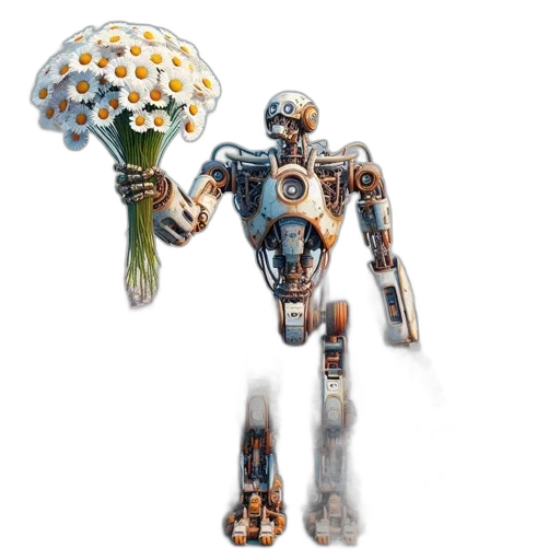robot, umbrella, jewelry, concept art transparent PNG cut-out