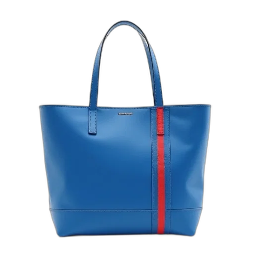 blue, tote, bag, red transparent PNG cut-out