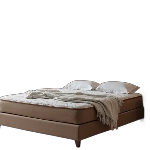 furniture, 3d render, earth tones, fabric transparent PNG cut-out