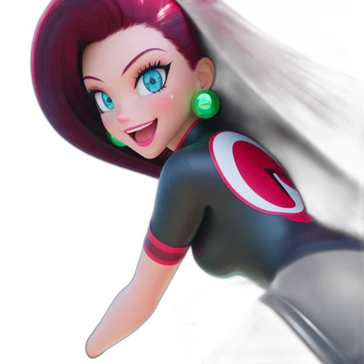robot, hair, weapon, staff transparent PNG cut-out