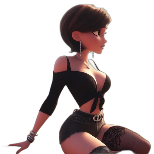 dress, staff, concept art, 3d render transparent PNG cut-out