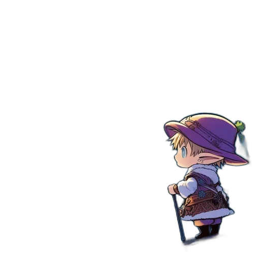 hat, staff, crown, weapon transparent PNG cut-out