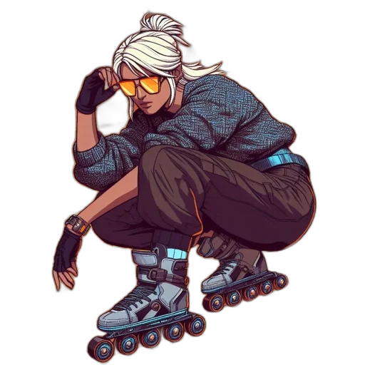 jacket, cyberpunk, concept art, pixel art transparent PNG cut-out
