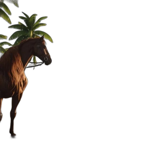animal, creature, hair, 3d render transparent PNG cut-out