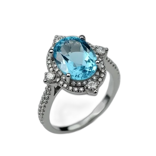 jewelry, crown, 3d render, blue transparent PNG cut-out
