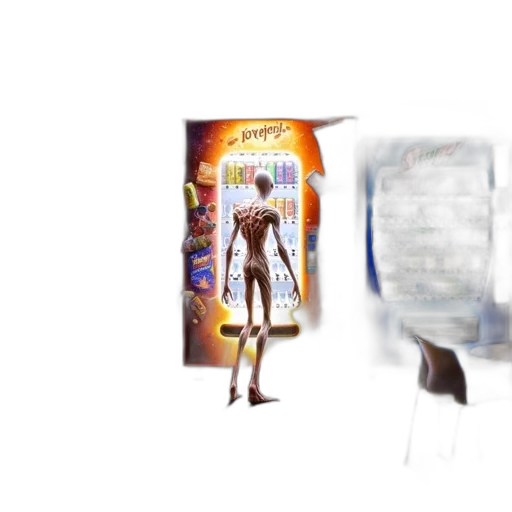 robot, food, creature, mask transparent PNG cut-out