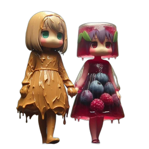 3d render, concept art, red, two transparent PNG cut-out