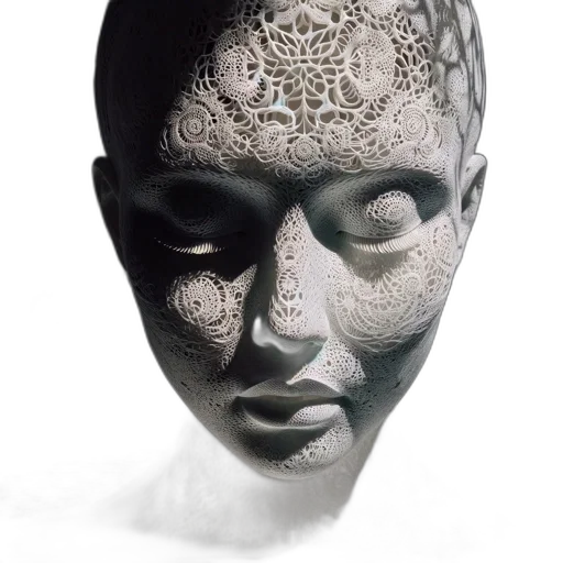 mask, face, crown, jewelry transparent PNG cut-out