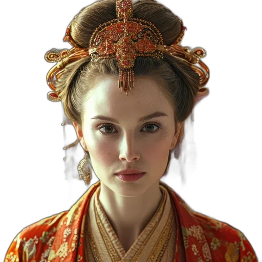 crown, jewelry, face, staff transparent PNG cut-out