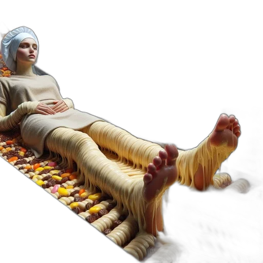 staff, hair, creature, furniture transparent PNG cut-out