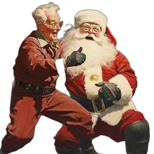 concept art, festive, snowy, urban transparent PNG cut-out